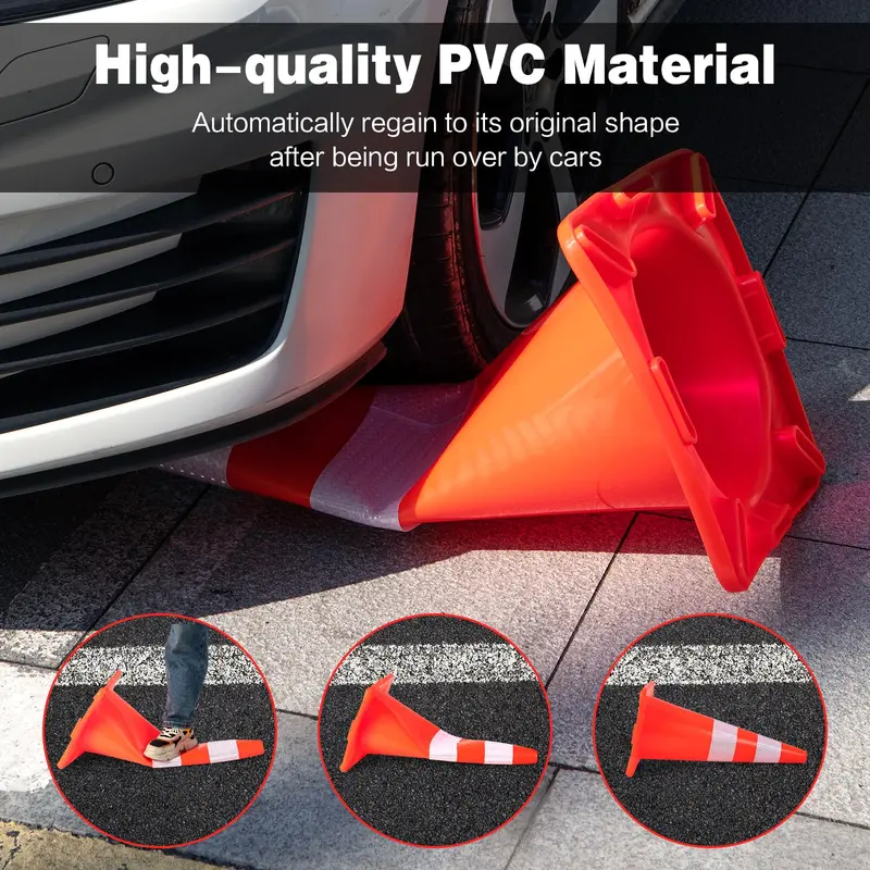 GoPlus PVC-Verkehrskonus