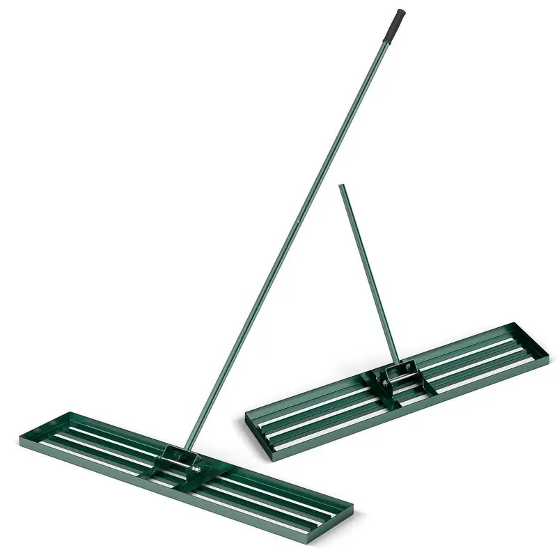 GoPlus Rasen-Ebnegabel 46" x 10", robustes Rasenebnungsgerät mit ergonomischem Griff für Erde