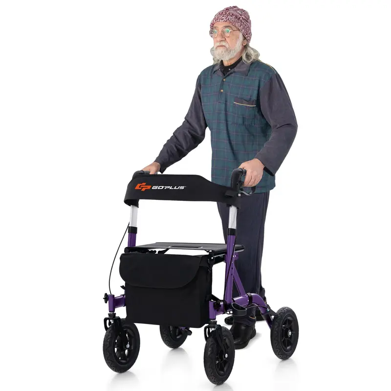 GoPlus-Rollator für Senioren mit Sitzfläche