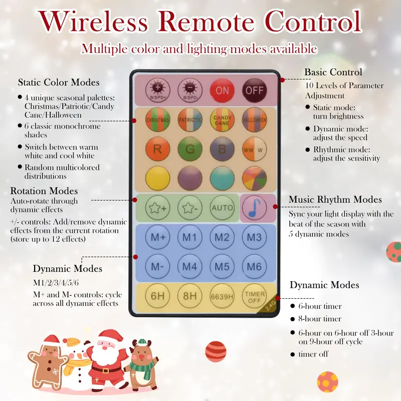 GoPlus Smart vorgefertigter künstlicher Weihnachtsbaum mit Fernbedienung und APP-Steuerung – RGB-Multicolor-Beleuchtung