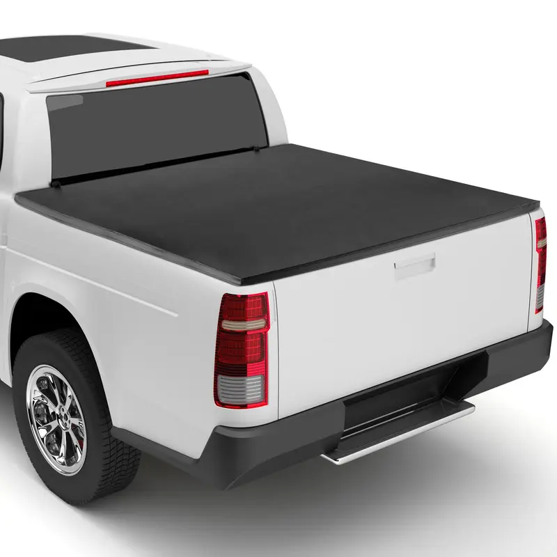 Goplus Soft Quad-Fold Tonneau-Cover