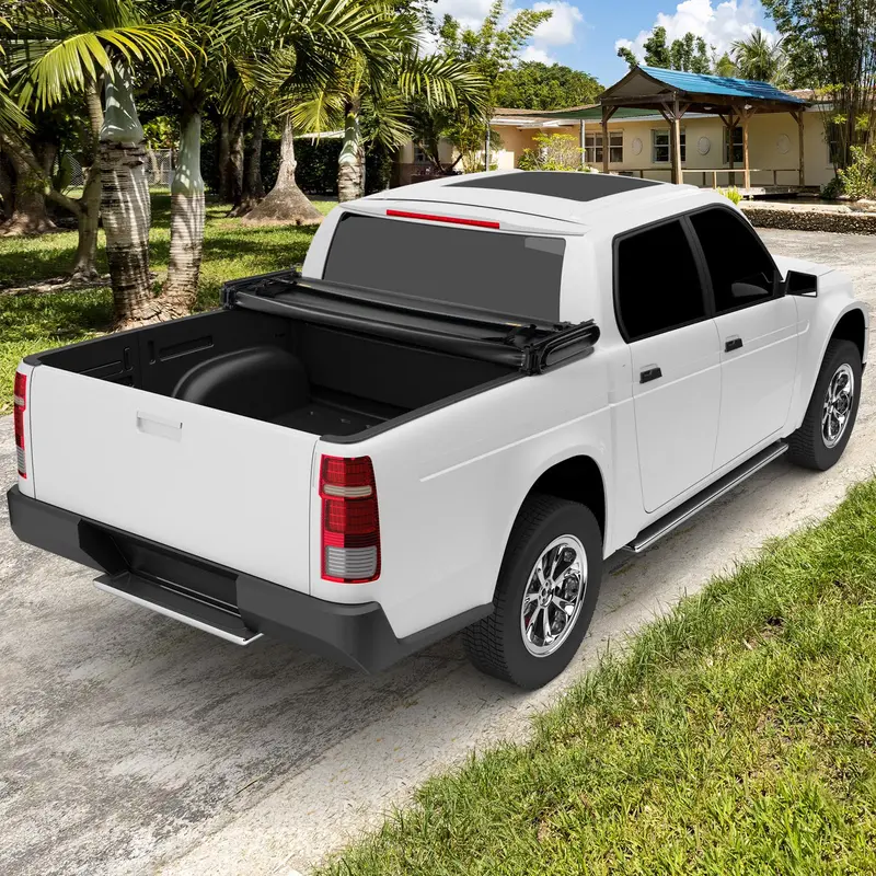 Goplus Soft Quad-Fold Tonneau-Cover 2