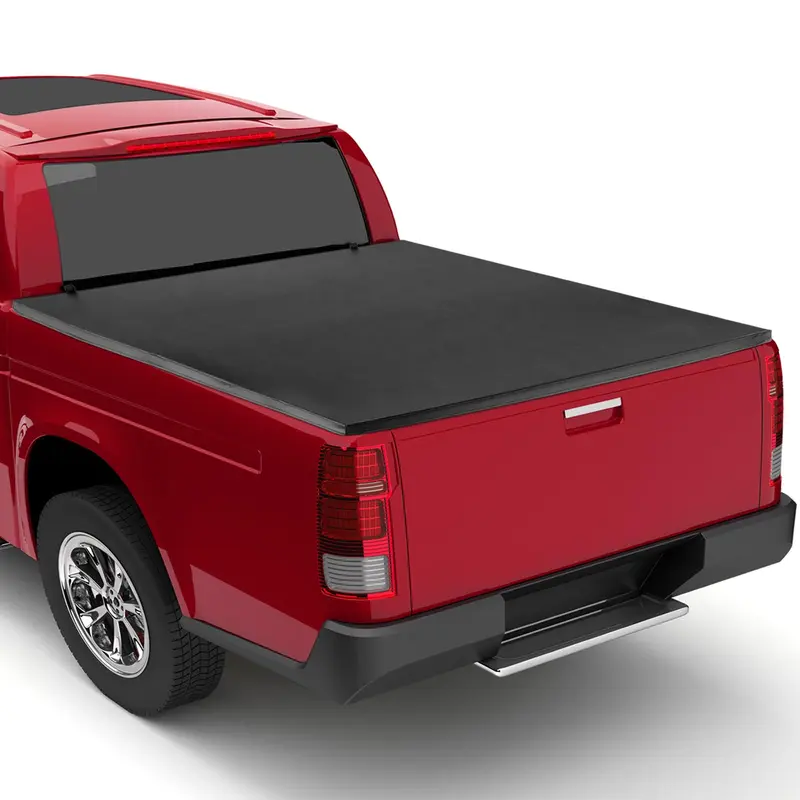 Goplus Soft Quad-Fold Tonneau-Cover