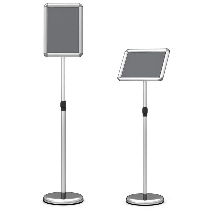 Goplus-Ständer für Schilder, 21,6 × 27,9 cm, mit Schnellverschluss-Rahmen und 360°-Drehfunktion