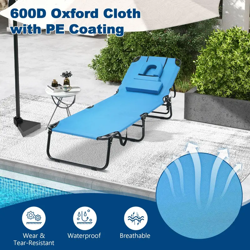 Goplus Strand-Chaiselongue