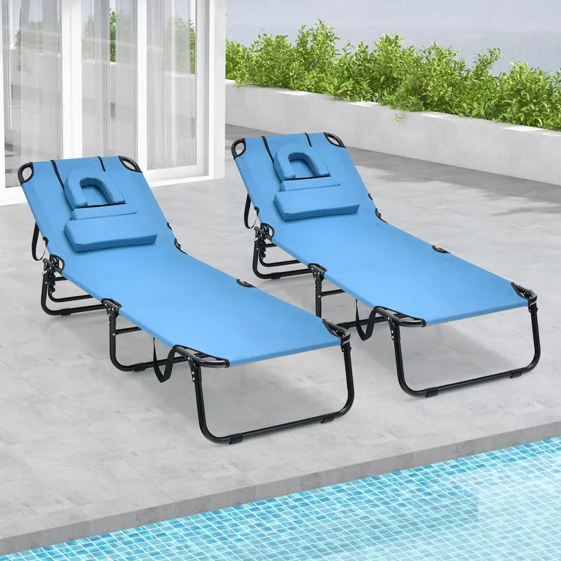 Goplus Strand-Chaiselongue