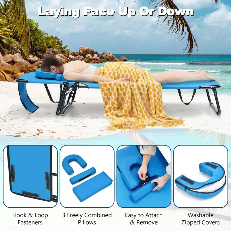 Goplus Strand-Chaiselongue