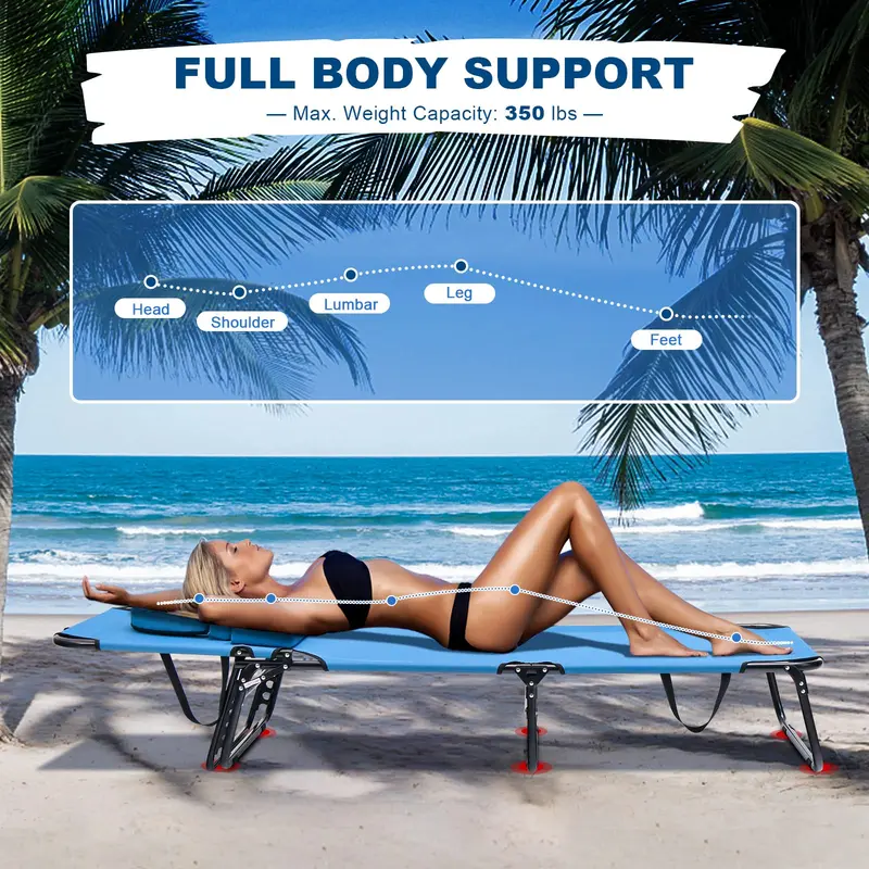 Goplus Strand-Chaiselongue