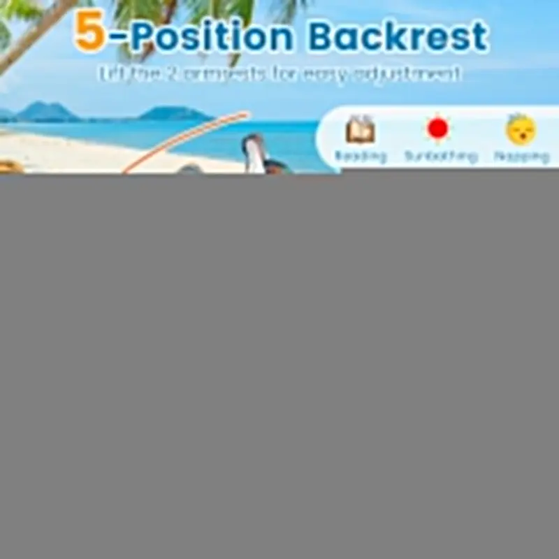 GoPlus Strandstühle, tragbare Klappstühle mit Rucksackfunktion (2/4 Stück) 2