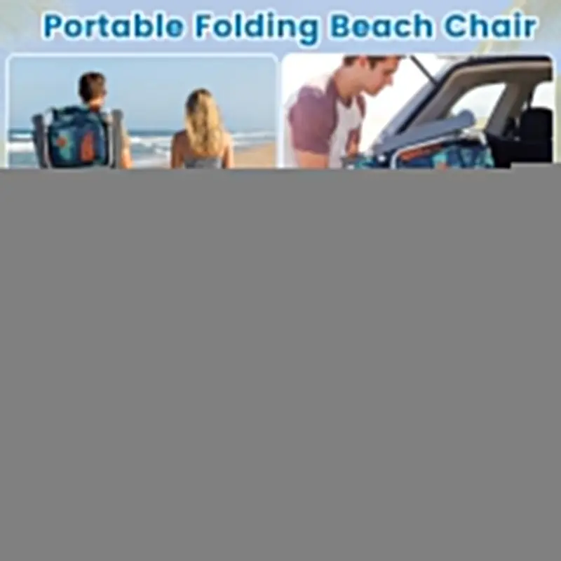 GoPlus Strandstühle, tragbare Klappstühle mit Rucksackfunktion (2/4 Stück)