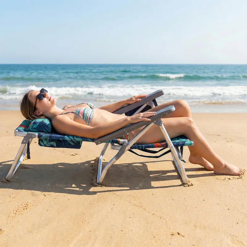 GoPlus Strandstühle, tragbare Klappstühle mit Rucksackfunktion (2/4 Stück)