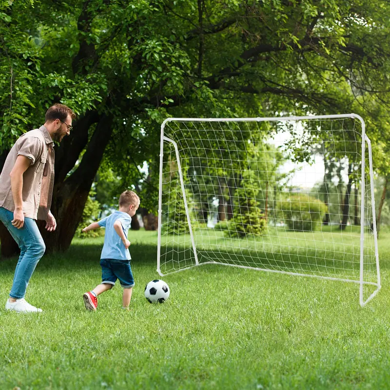 GoPlus-Tor für Fußball, 216 x 152 cm (7 x 5 ft), mit Metallgestell für den Garten
