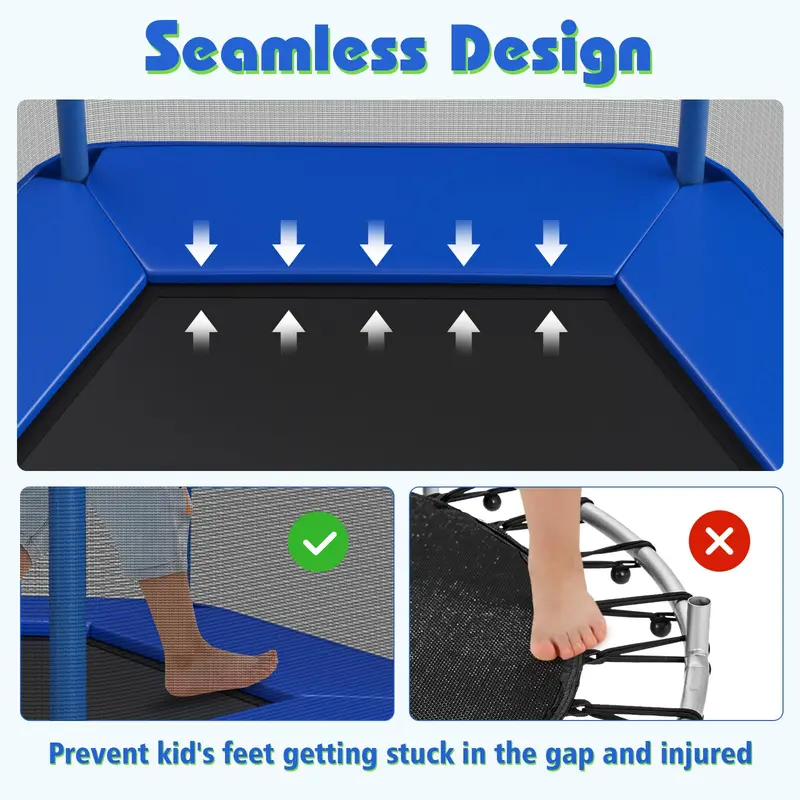 GoPlus-Trampolin für Kinder, 2,13 m (7 Fuß), ASTM-zertifiziert, für Jungen und Mädchen, für Innen- und Außenbereich