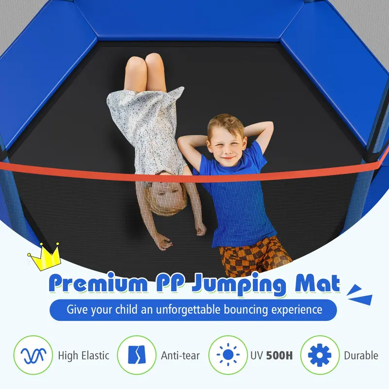 GoPlus-Trampolin für Kinder, 2,13 m (7 Fuß), ASTM-zertifiziert, für Jungen und Mädchen, für Innen- und Außenbereich