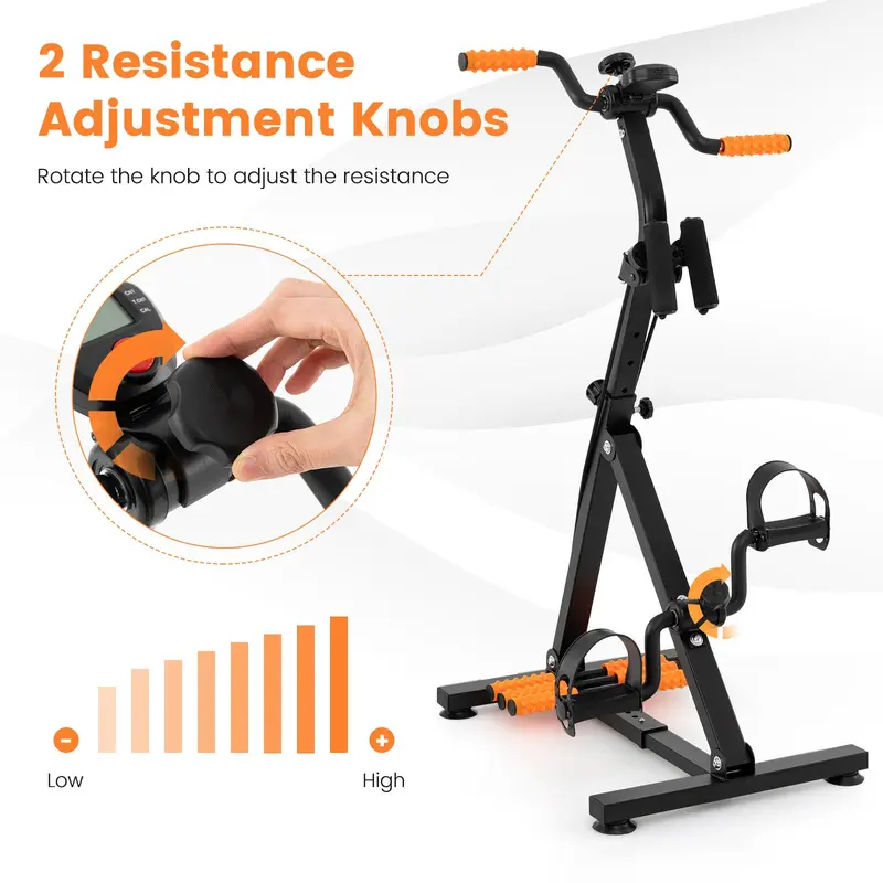 Goplus Trettrainer für Senioren – verstellbarer Hand-, Arm-, Bein- und Knie-Trainingsgerät