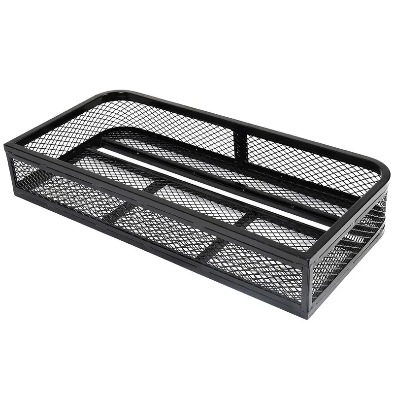 Goplus universeller ATV-Front-Gepäckkorb mit Stahlmaschenoberfläche 2