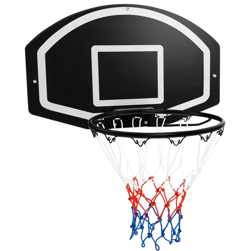 GoPlus Wandhalterung für Basketballkorb, 72 x 45,5 cm große Spielplatte mit 43 cm Ringdurchmesser, bruchfeste Spielplatte