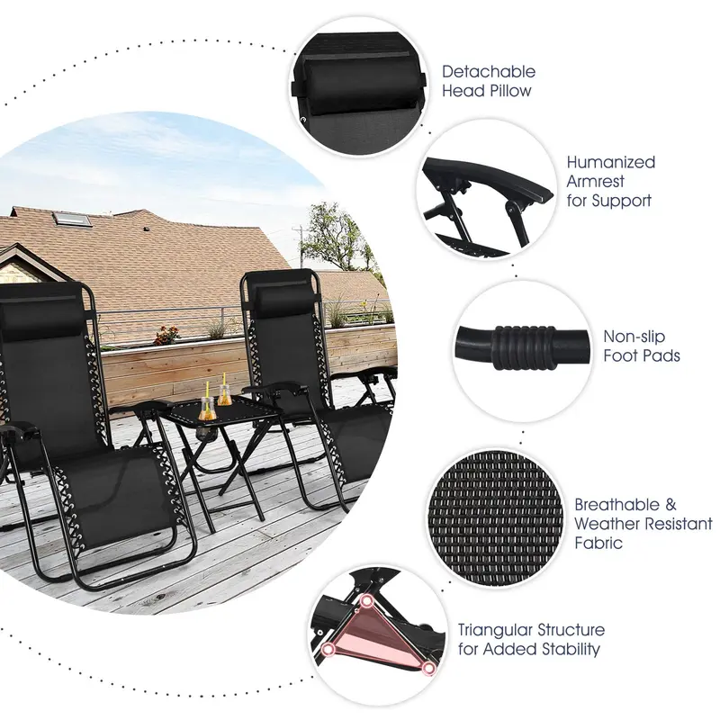 GoPlus Zero-Gravity-Stuhl-Set