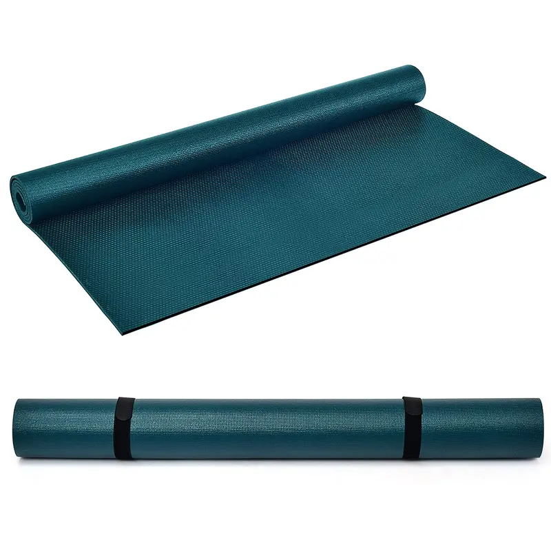 Große Yogamatte, 213 x 152 cm x 8 mm und 183 x 122 cm x 8 mm mit Tragegurten