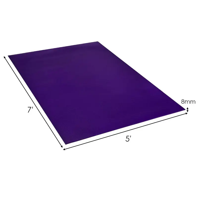 Große Yogamatte, 213 x 152 cm x 8 mm und 183 x 122 cm x 8 mm mit Tragegurten