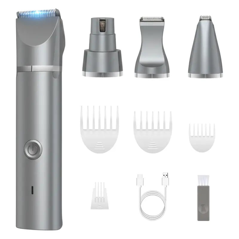Haarschneide-Set für Haustiere mit mehreren Aufsätzen und Führungskämmen