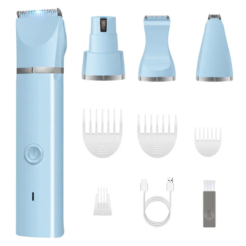 Haarschneide-Set für Haustiere mit mehreren Aufsätzen und Führungskämmen 2