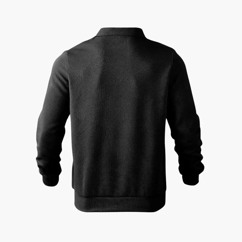Halbzipfpullover für Herren mit Kragen 2