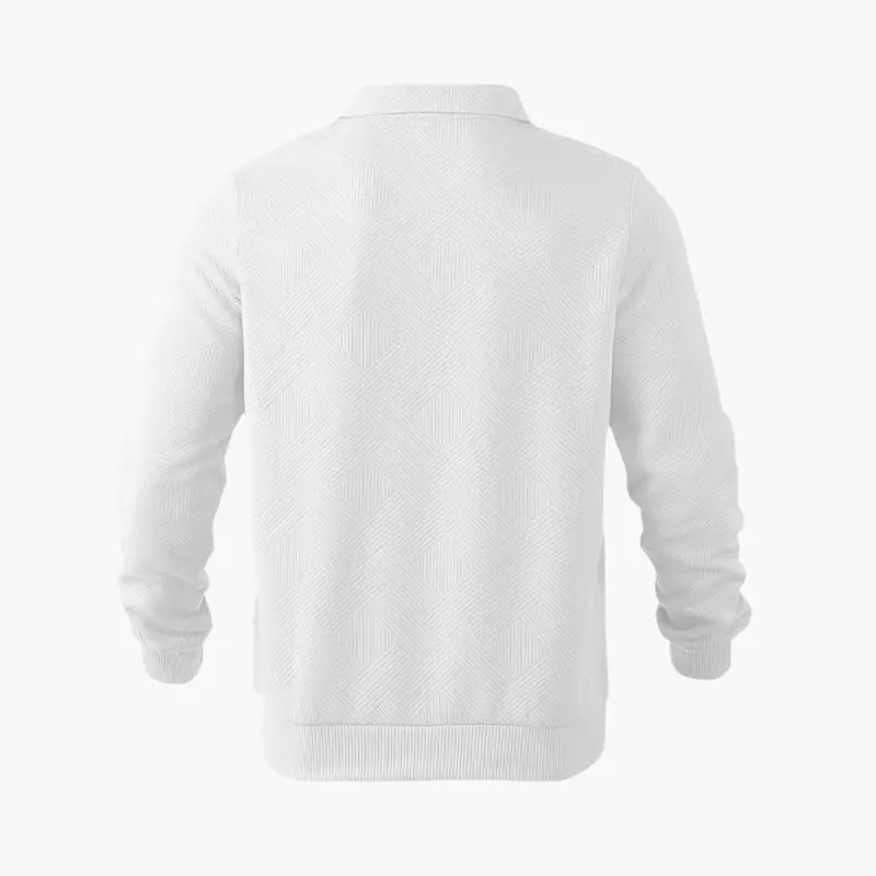 Halbzipfpullover für Herren mit Kragen