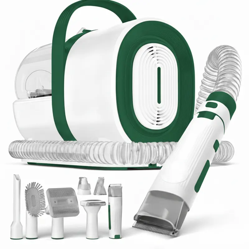 Haustier-Pflegesauger-Set mit Scherblättern, Nagelfräser und Haarpflege-Tools 2