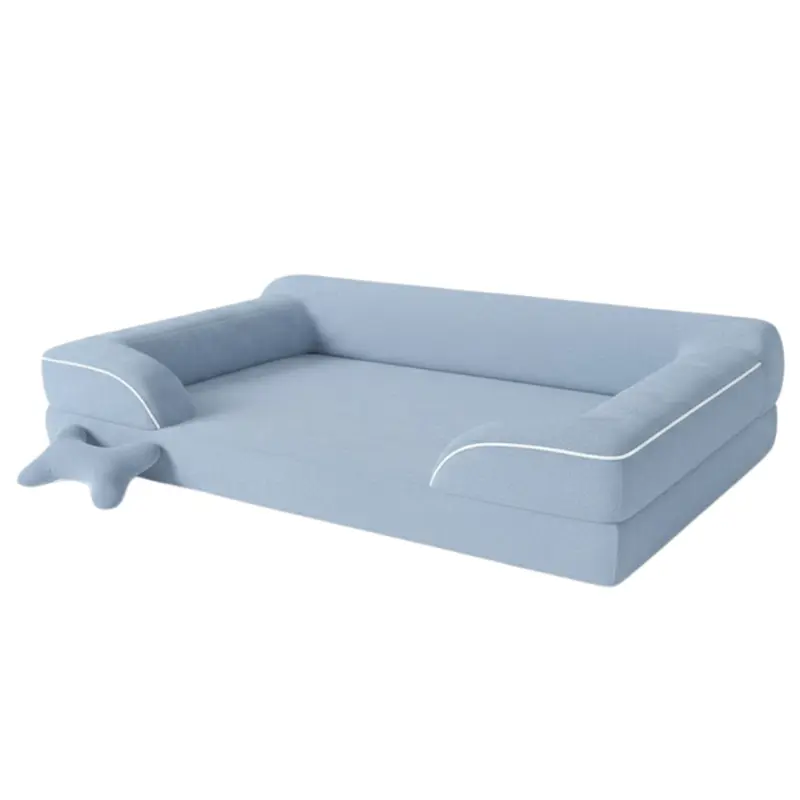 Haustier-Sofa mit Memory-Schaum-Kissen und waschbarem Bezug