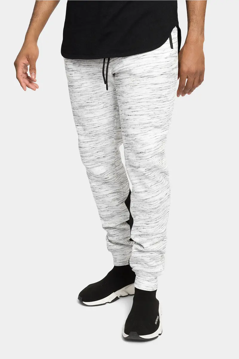 Heather-Graue Jogginghose mit elastischem Bund