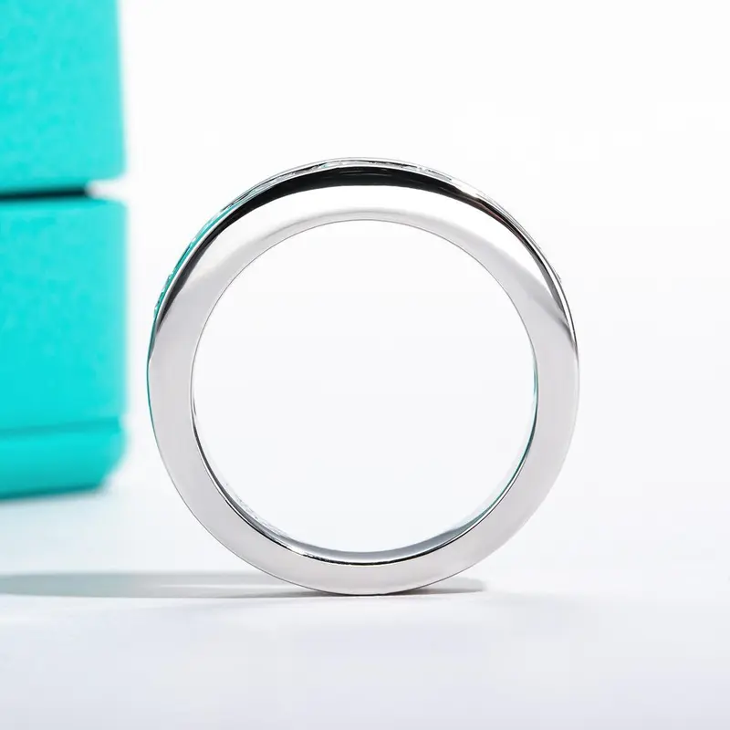 Herren-Moissanit-Bandring