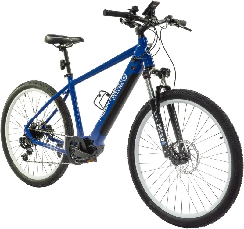 Highphoria Elektrofahrrad für Erwachsene, 250 W / 25 km/h E-Bike mit Akku, leistungsstarkem Motor, Kettenschaltung und hydraulischer Federgabel – Pedelec für Damen und Herren