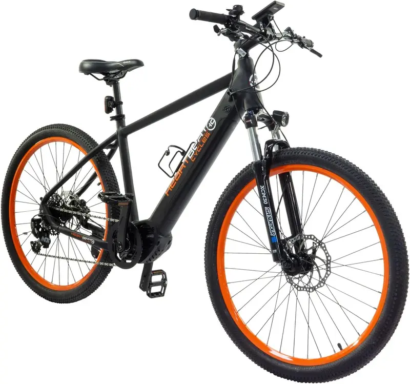 Highphoria Elektrofahrrad für Erwachsene, 250 W / 25 km/h E-Bike mit Akku, leistungsstarkem Motor, Kettenschaltung und hydraulischer Federgabel – Pedelec für Damen und Herren 2