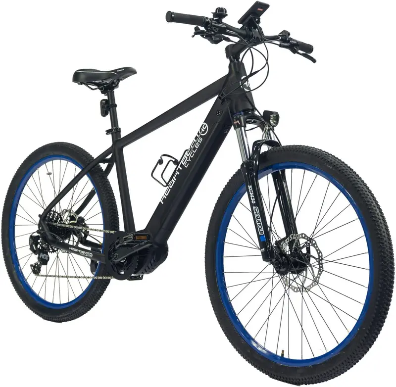Highphoria Elektrofahrrad für Erwachsene, 250 W / 25 km/h E-Bike mit Akku, leistungsstarkem Motor, Kettenschaltung und hydraulischer Federgabel – Pedelec für Damen und Herren