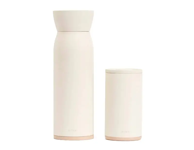 Hitch-Trinkflasche und -Becher