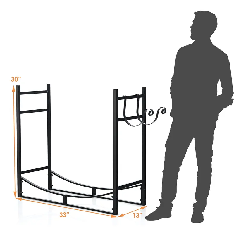 Holzspaltergestell, 84 cm (33 Zoll) schweres Metall-Holzlager