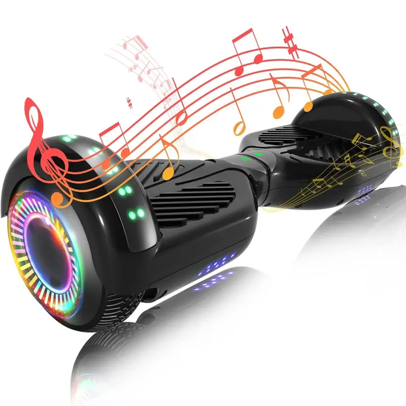 Hoverboard mit zwei 250-W-Motoren, Bluetooth-, App-Steuerung und LED-Beleuchtung