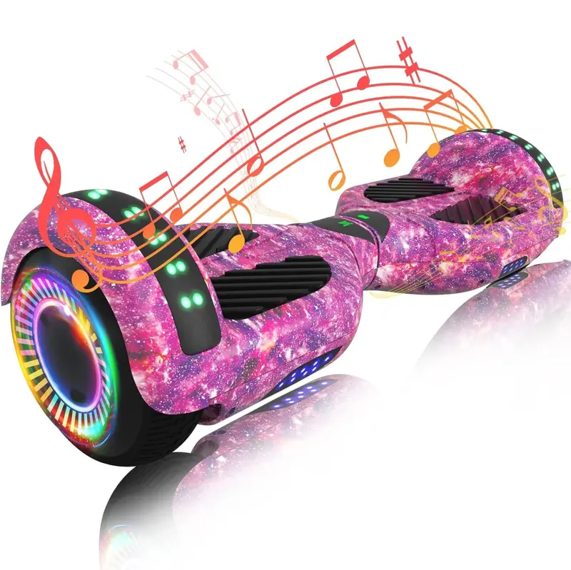 Hoverboard mit zwei 250-W-Motoren, Bluetooth-, App-Steuerung und LED-Beleuchtung