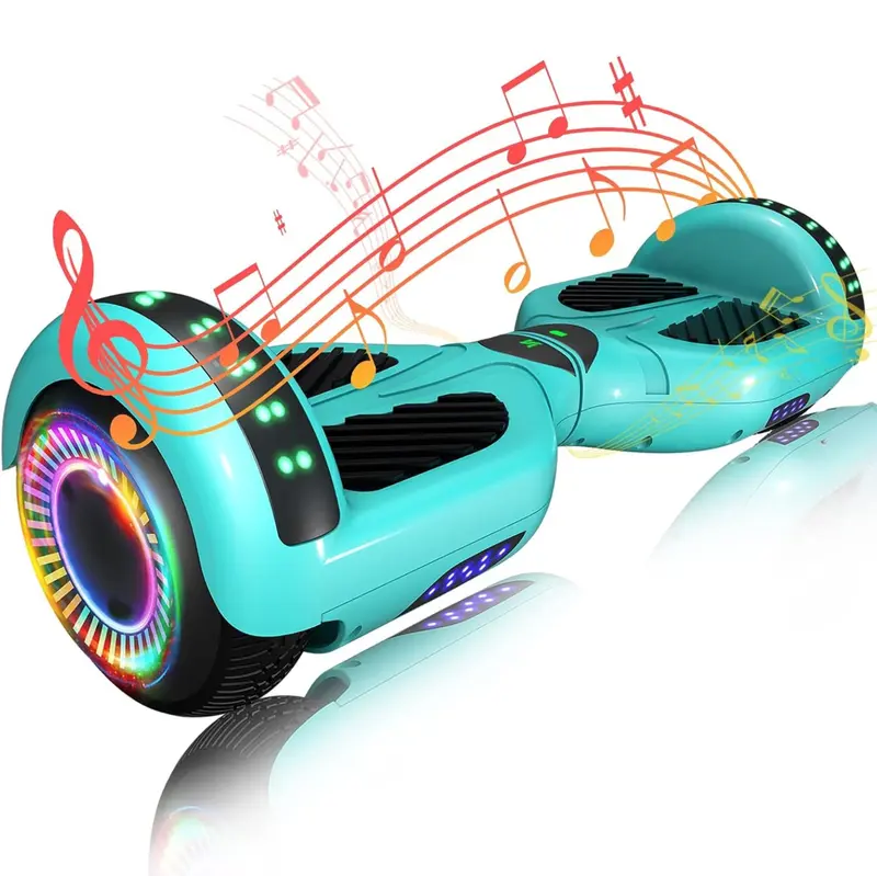 Hoverboard mit zwei 250-W-Motoren, Bluetooth-, App-Steuerung und LED-Beleuchtung