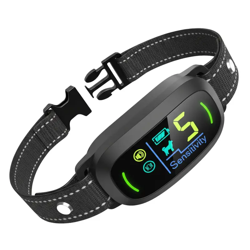 Hundehalsband zur Bellenkontrolle – wiederaufladbar mit Piepton und Vibration, 5 Empfindlichkeitsstufen 2