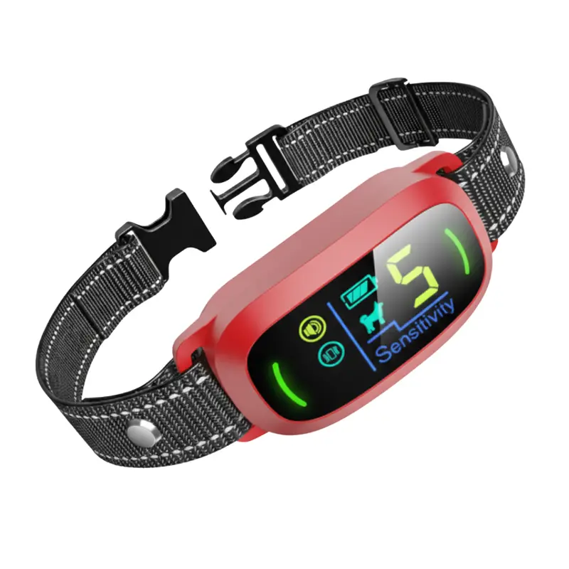 Hundehalsband zur Bellenkontrolle – wiederaufladbar mit Piepton und Vibration, 5 Empfindlichkeitsstufen