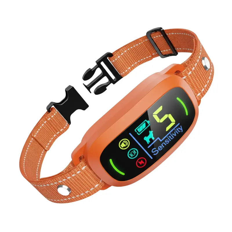 Hundehalsband zur Bellenkontrolle – wiederaufladbar mit Piepton und Vibration, 5 Empfindlichkeitsstufen