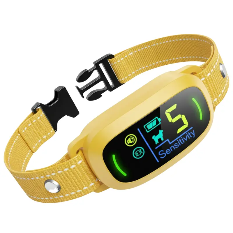 Hundehalsband zur Bellenkontrolle – wiederaufladbar mit Piepton und Vibration, 5 Empfindlichkeitsstufen