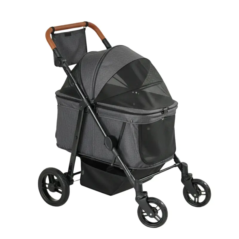 Hundekinderwagen für mittelgroße Hunde bis 30 kg mit All-Terrain-Rädern 2