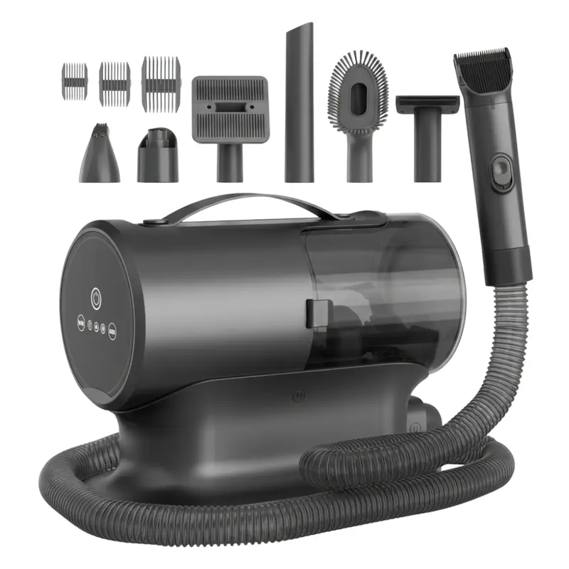 Hundepflege-Staubsauger-Set mit Haarschneidewerkzeugen und 2-Liter-Staubbehälter 2