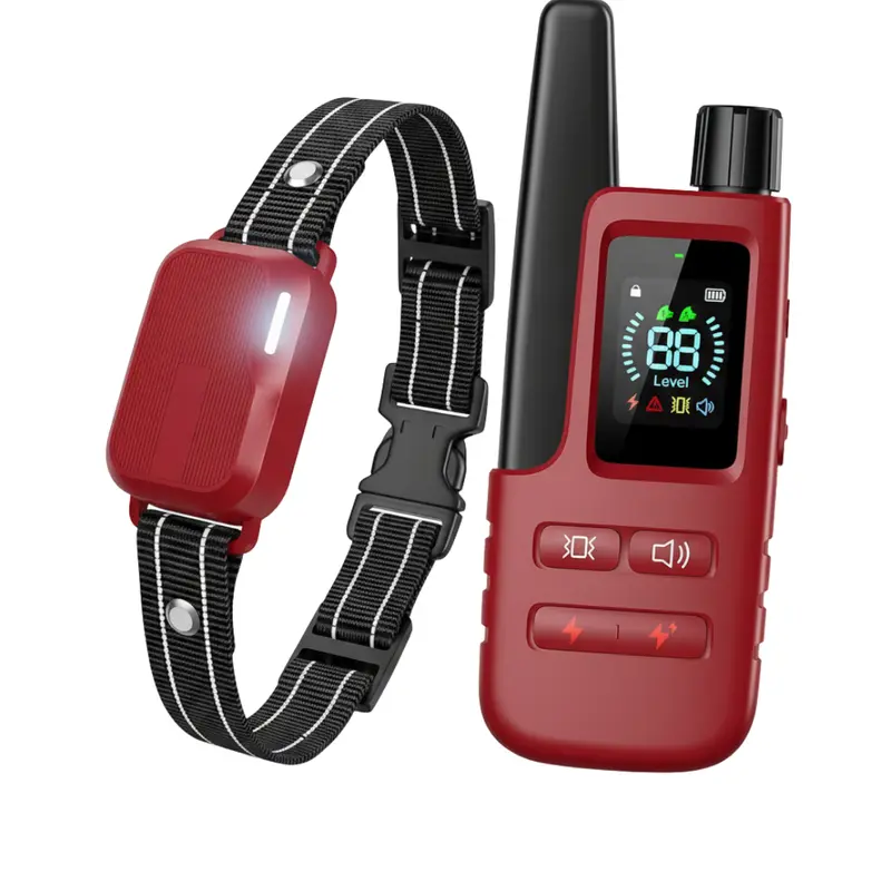 Hundetrainingshalsband mit Fernbedienung und verstellbarem Band 2