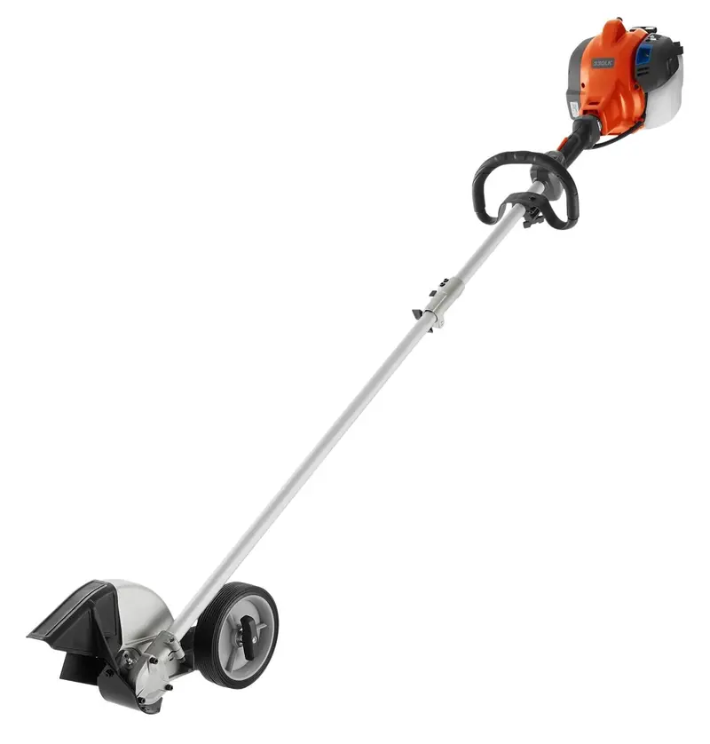 Husqvarna 970545001 330LK, 28-cc, 2-Takt, 20-Zoll-Geradwellen-Gas-Fadenmäher mit Anbaugeräte- und Kantenmähfunktion