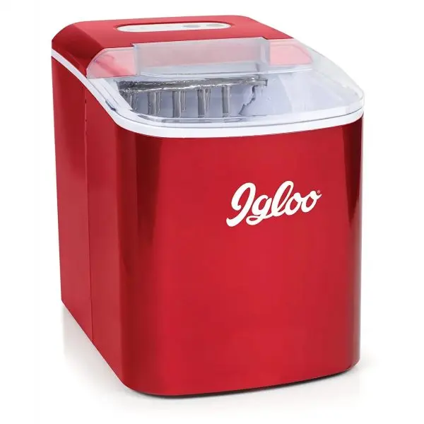 Igloo ICEB26RR Automatische, tragbare elektrische Tisch-Eiswürfelmaschine