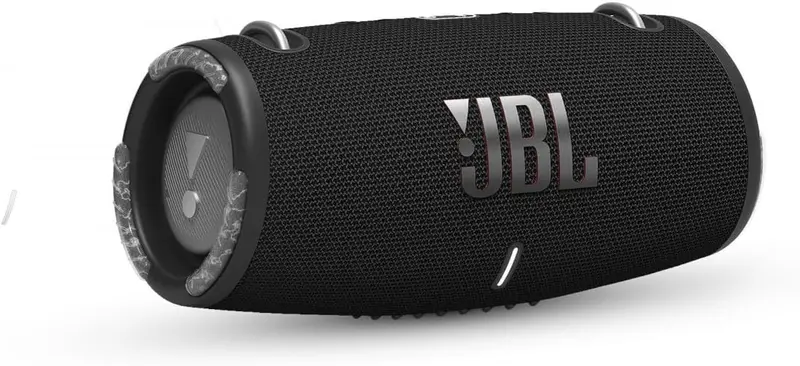 JBL Xtreme 3 Bluetooth-Lautsprecher – Schwarz – Wasserdichter, tragbarer Stereo-Bluetooth-Lautsprecher mit integrierter Powerbank – Bis zu 15 Stunden Musikgenuss mit einer Akkuladung